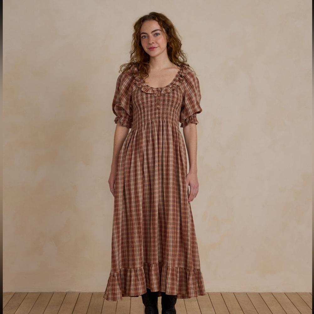 Lexi Dress / Autumn Plaid Rylee and Cru